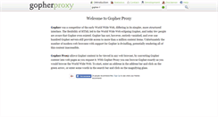 Desktop Screenshot of gopherproxy.meulie.net