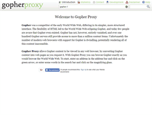 Tablet Screenshot of gopherproxy.meulie.net